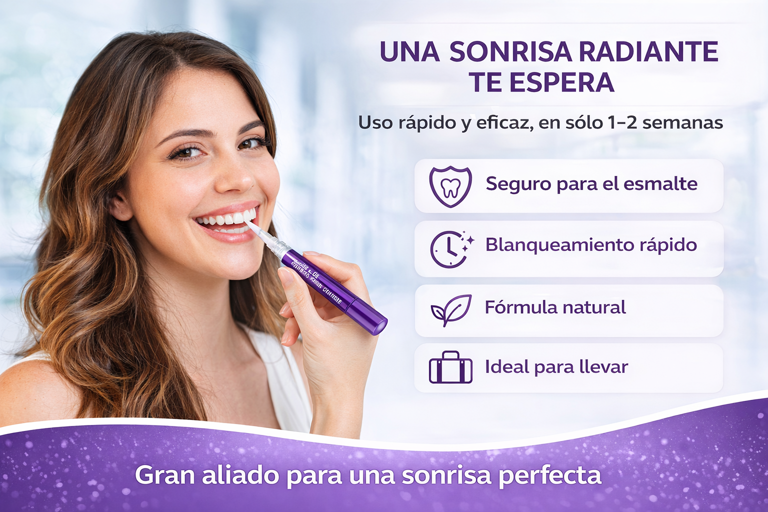 BOLÍGRAFO GEL BLANQUEADOR DENTAL