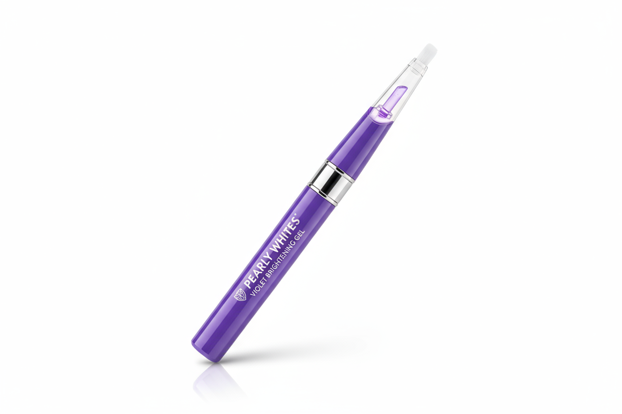 Stylo gel blanchissant violet